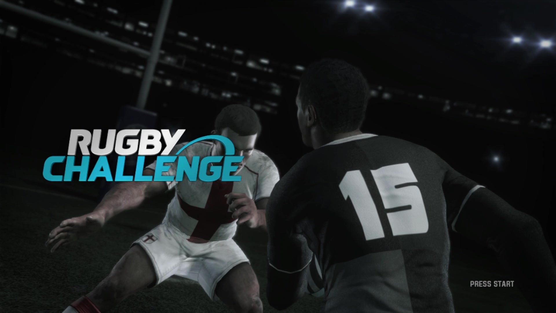 Jonah Lomu Rugby Challenge title screen for Xbox 360